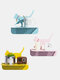 Стеллажи для кошек Кованая подвесная корзина без отверстий Кухня Ванная комната Стеллаж для хранения - Розовый