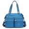 Women Waterproof Handbag Multifunction Crossbody Bag - Sea Blue