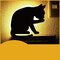Cute Cat Acrylic Wall Light Sound Control Lamp LED Night Light Living Room - #9