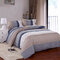 3 Or 4pcs Cotton Blend Mix Patterns Paint Printing Bedding Sets Single Twin Queen Size - C