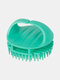 Shampoo Massage Brush Multifunctional Scalp Cleansing Air Cushion Shampoo Massage Comb - Green