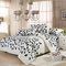 3 Or 4pcs Cotton Blend Mix Patterns Paint Printing Bedding Sets Single Twin Queen Size - H