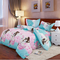 3 Or 4pcs Cotton Blend Mix Patterns Paint Printing Bedding Sets Single Twin Queen Size - I