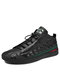 Men High Top Crocodile Embossed Skate Shoes Non Slip Casual Sneakers - Black