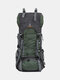 Men 60L Super Larger Capacity Waterproof Outdoor Camping Hiking Travel Backpack - Green 1