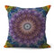 Mandala Pattern Printing Cotton Linen Sofa Cushion Pillow Cover Waist Cushion Cover - #6