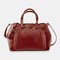 Женщины Дизайн 15,6-дюймовая сумка для ноутбука с твердым покрытием Многофункциональная сумка через плечо Сумка - коричневый