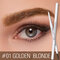 4 Farben Doppelköpfiger Augenbrauenstift mit automatischer Drehung Wasserdichter, wischfester Augenbrauenstift  - 01