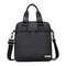 Oxford Clutch Bag Casual Business Multi-pocket Single-shoulder Crossbody Bag For Men - Black
