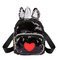 New Unicorn Backpack Girl Fashion Sequined Shoulder Bag Cartoon Cute Bag Travel Backpack - Black