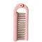 Folding Hairdressing Comb Anti-Static Travel Hair Comb Portable Makeup Comb Massage Dense Tooth Comb - Pink