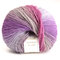 50gウール糸玉虹カラフルな編みかぎ針編みクラフト用縫製DIY布アクセサリー - 12