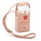 Women 6.5 Inch Phone Cute Milk Box Casual Crossbody Bag - Pink