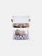 Women Pearl Chain Mini Transparent Jelly Bucket Bag Crossbody Bag - #01