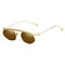 Unisex Retro Vogue UV400 Sunglasses HD Outdoor Travel Riding Driving Sunshade Sunglasses - Brown