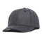 NUZADA Mens Solid Color Felt Hat Warm Windproof Outdoor Casual Wild Baseball Cap - Dark Grey