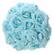 11.8'' Crystal Bridal Bridesmaid Bouquet Foam Flower Roses Wedding Posy - Blue
