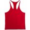 Mens Summer Cotton Plain Gym Tank Top Workout Bodybuilding Singlets - Red