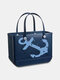 Women PVC Fashion Large Capacity Print Handbag Tote - #15