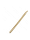 Trendy Simple Geometric-shaped Chain 18K Gold Plated Stainless Steel Bracelet - 1.15*22 cm / 0.45*8.66 in
