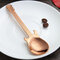 304 Stainless Steel Guitar Spoon Coffee Spoon Stirring Spoon Titanium Plated Spoon - Rose Gold