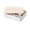 Household With Logo Underwear Storage Box With Cover Underwear Bra Compartment Underwear Storage - Beige-15 Plaid