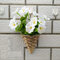 Blume Veilchen Wand Efeu Blume Hängender Korb Künstliche Blume Dekor Orchidee Seide Blumenrebe - #2
