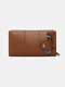 Women Retro 6.5 Inch Phone Bag Multifunction Multi-card Slots Wallet - Brown