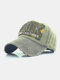 Men Embroidery Letter Pattern Patchwork Color Baseball Cap Outdoor Sunshade Adjustable Hat - #02
