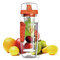 BPA الحرة الفاكهة إينفوسير الرياضة الفاكهة عمود أباريق البلاستيك الفاكهة كوب 1000ML عصير الليمون زجاجة الفضاء - البرتقالي
