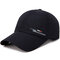 Men's Summer Breathable Adjustable Mesh Hat Quick Dry Cap Outdoor Sports Climbing Baseball Cap - Navy