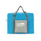 Travel Folding Handbags Clothing Storage Large Capacity Luggage Bag  - Sky Blue