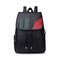 New Black Soft Leather Retro Backpack Wild Female Student Backpack Bag Large Capacity Travel Bag - 887