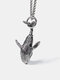 Alloy Street Hip-hop Dolphin-shape Necklace Pendant - 1