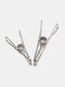 20 PCS Multifunction Non-magnetic Solid Stainless Steel Wire Spring Clip Underwear Trouser Daily Documents Rack - S