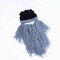 Men's Knit Hat Horn Cap Long Beard Wool Hat Santa Hat  - Light Gray