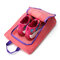 Foldable Shoes Raincoat Storage Bag Waterproof Portable Travel Grocery Bag - Pink