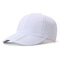 Unisex Foldable Quick-drying Cap Baseball Cap Sunscreen Cap Running Cap - White