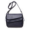 Women Solid Crossbody Bag Casual Multi-Slot Shoulder Bag - Blue