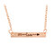 Creative Sweet Love Arrow Clavicle Necklaces Fashion Silver Rose Gold Necklaces Gift for Women - Rose Gold