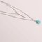 Bohemian Muitilayer Necklace Drop Turquoise Bar Tassel Charm Chain Best Friend Necklace for Women - Silver