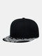 للجنسين قماش بيزلي طباعة العصرية الشرير كل مباراة قابل للتعديل في الهواء الطلق ظلة قبعات قبعات بيسبول - أسود