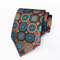Men Print Jacquard Tie Fashion Vintage Formal Business Casual Working Suit Tie - #4