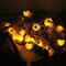 شبح هيكل عظمي عيون شبح نمط هالوين LED سلسلة ضوء عطلة مضحك ديكور الحفلات - #1