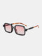 Men Retro Fashion Outdoor UV Protection Square Frame Sunglasses - #04