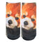 Men Women Casual Low Cut Ankle Socks Cotton 3D Printed Animals Socks - #13