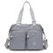 Nylon Large Capacity Lightweight Multi-pocket Crossbody Bag Handbag For Women - Grey