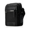 Vertical Polyester Travel Casual Multi-pocket Crossbody Shoulder Bag For Men - Black