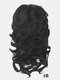 8 Colors Catch Clip Ponytail Hair Extensions Medium-Length Curly Chemical Fiber False Hair Pieces - #01
