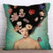 Vintage Abstract Printing Style Cushion Cover Soft Linen Cotton Pillowcases Home Car Sofa Office - #8